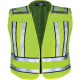 HIVIS YELLOW SAFETY VEST WITH NAVY BAND AND POLICE LETTERING