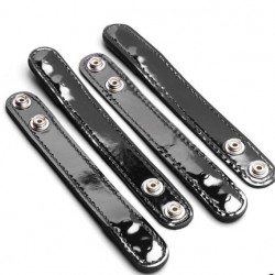 Safariland 4 Pack Plain Leather Keepers- Hidden Snap